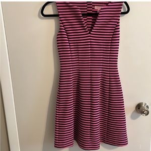 Like new navy and pink striped Lilly Pulitzer dress